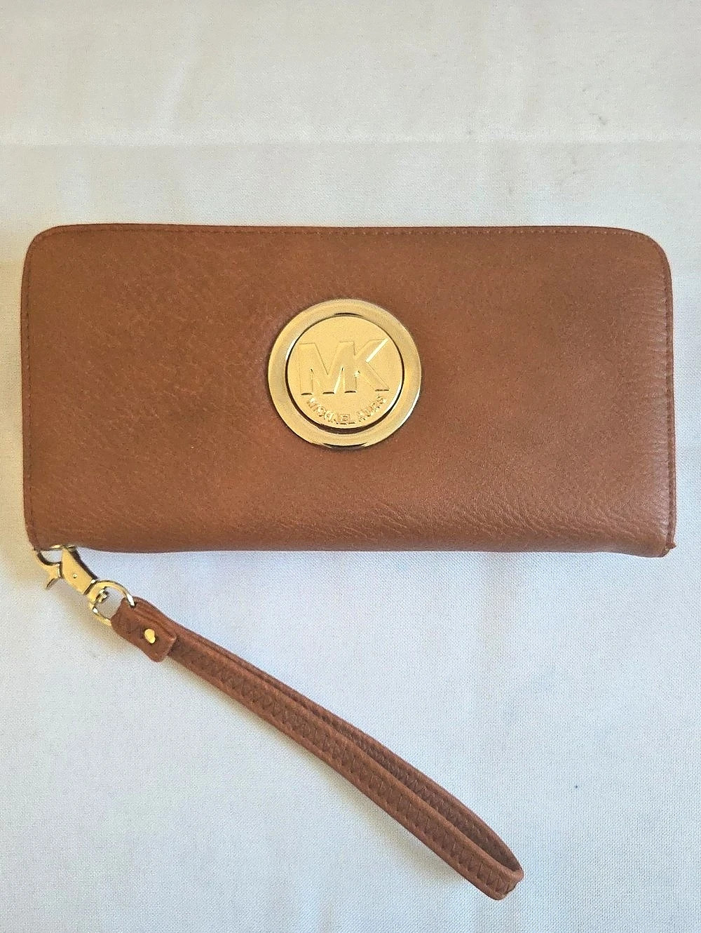 Michael Kors Jet Set Travel Continental Wristlet Wallet Brown